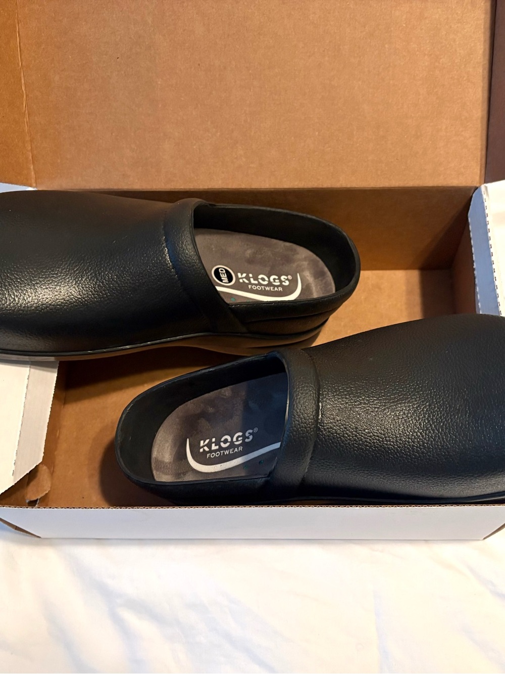 Klogs Bistro Chef Clogs Black Slip Resistant Size 11 EUC